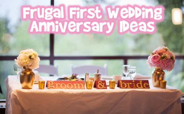 Frugal First Wedding Anniversary Ideas Photo