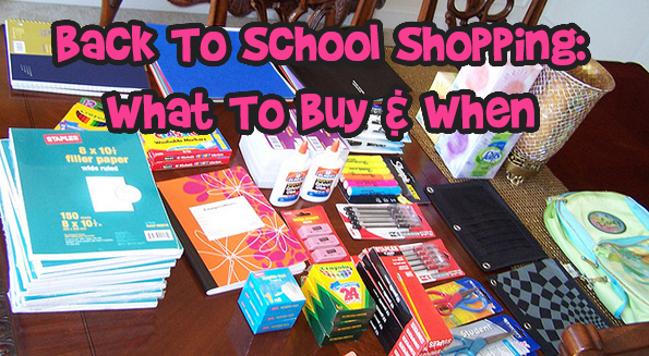Back To School Shopping: What To Buy & When Photo Back To School Shopping: What To Buy & When