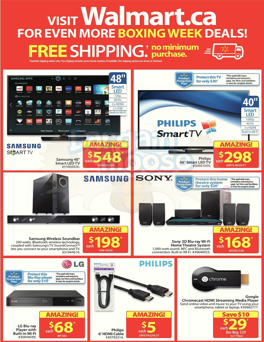 Boxing day deals walmart