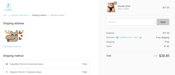 Fundies Canada: Up to 80% off Clearance & New Free Expedited Shipping Coupon! (~NSFW) Photo Fundies Canada: Up to 80% off Clearance & New Free Expedited Shipping Coupon! (~NSFW)