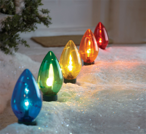 Giant Light Christmas Pathway Markers now only 25.49 Lowes Canada
