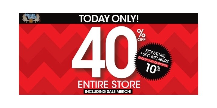 Bluenotes: 40% Off Everything Today Only! (Expired)
