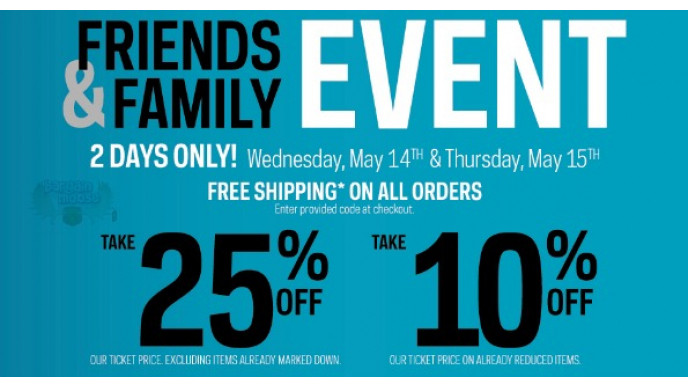 SportChek Canada Coupon: Friends & Family Event 10% Or 25% Off Everything