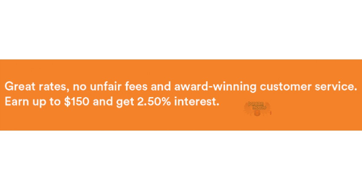 Tangerine Canada Get Up to 150 Bonus for New Account