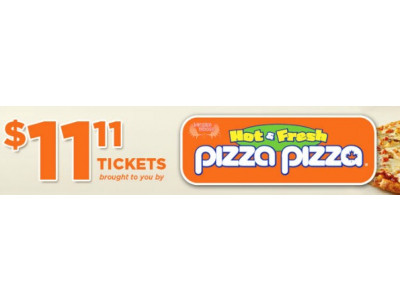 Ticketmaster Promo Code: Pizza Pizza $11.11 Concert Tickets Back This Year
