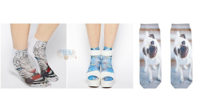 ASOS.com: Over 50% Off Animal Ankle Socks
