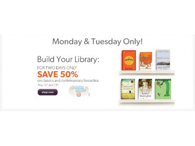 Chapters Indigo Canada: 50% Off Classics & Contemporary Favourites