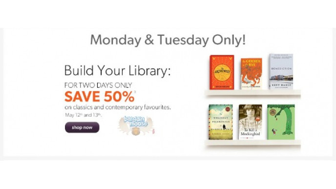Chapters Indigo Canada: 50% Off Classics & Contemporary Favourites