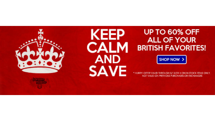 BBC Shop Canada: Up To 60% Off Britannia Sale