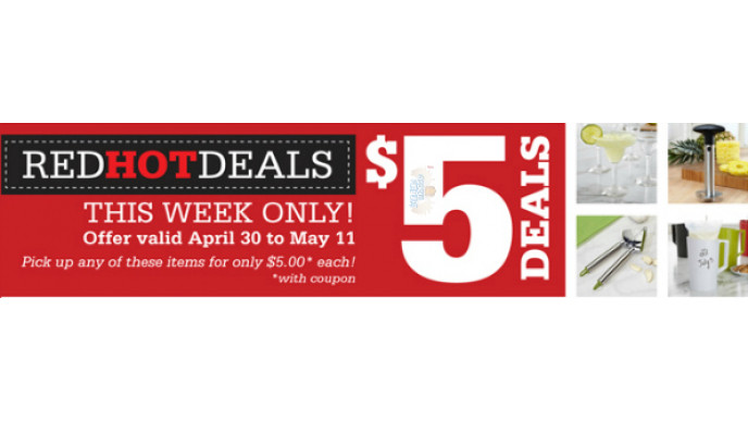 Kitchen Stuff Plus Coupon: Select Items $5 Each