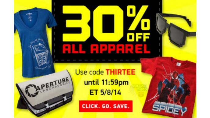 Think Geek Coupon Code: Save 30% On All Apparel