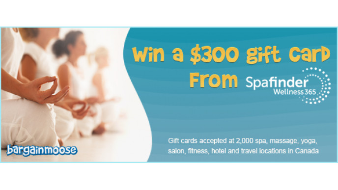 Bargainmoose Contest: Win a $300 gift card from Spafinder Wellness 365! (CLOSED)