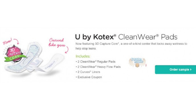 U by Kotex Free Samples Live Now