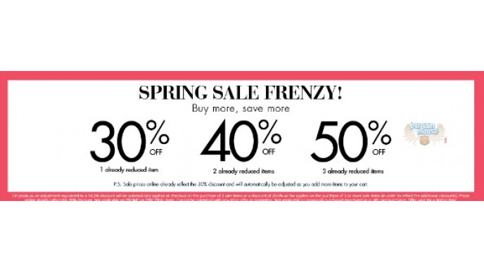 Jacob Canada: Buy More, Save More up to 50% Off