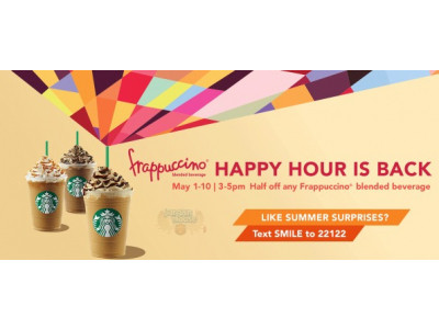 Starbucks Canada: 50% Off All Frappuccinos