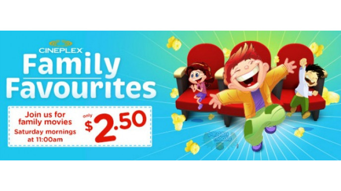 Cineplex Canada: $2.50 Family Favourites