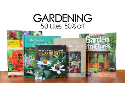 Book Outlet Canada: 50% Off Gardening Books