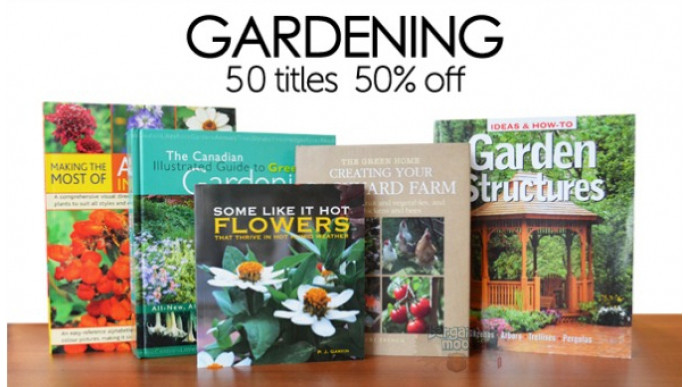 Book Outlet Canada: 50% Off Gardening Books