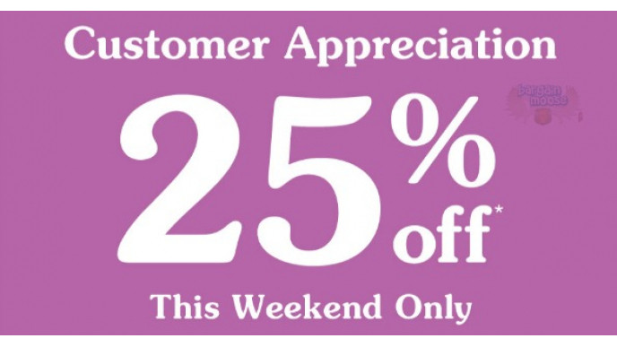 Roots Canada: Customer Appreciation Sale 25%-30% Off Everything 