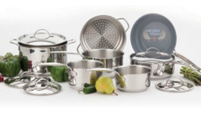 Shop.ca: Paderno 12-Piece Canadiana SS Cookware Set Only $300