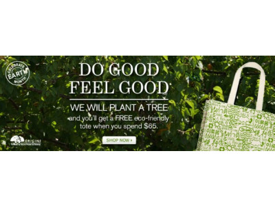 The Bay Canada: Free Tote & Tree Planted With $65 Purchase