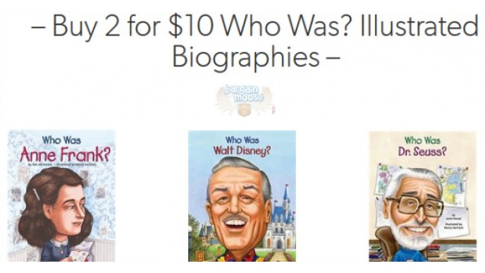Chapters Indigo Canada: 2 for $10 Illustrated Biographies 