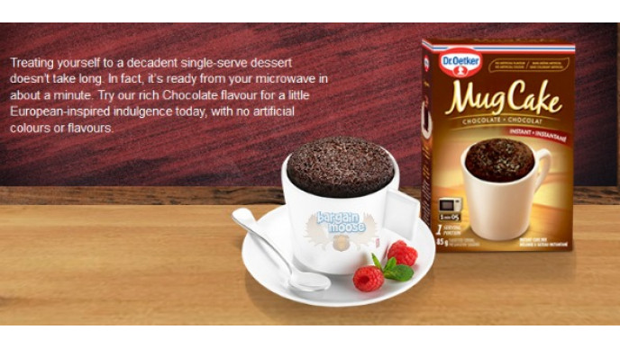 Canadian Freebie: Free Dr. Oetker Mug Cake