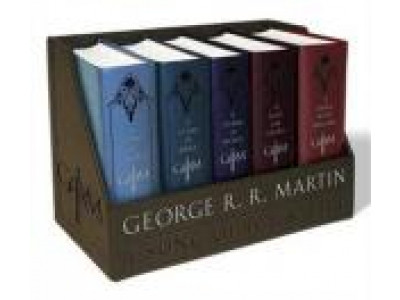(Half Price) George R. R. Martin's A Game Of Thrones Leather-cloth Boxed Set only $43.65 shipped @ Chapters Boxing Sales! 