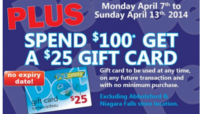 Petcetera Canada: $25 Gift Card on $100+ & Inventory Blowout Deals up to 80% Off
