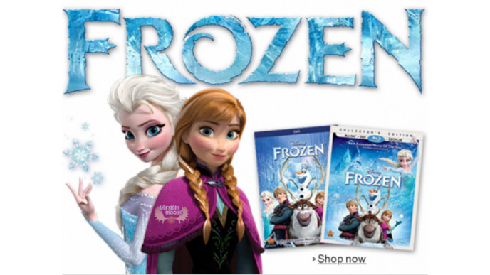 Amazon Canada: Frozen DVD Only $13