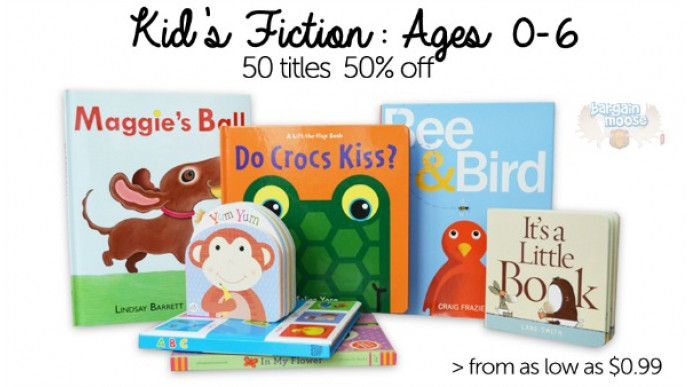 Book Outlet: 50% Off 50 Kid's Fiction Books 