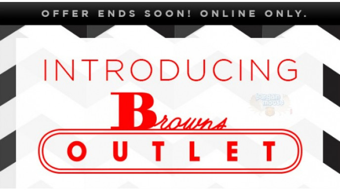 Browns Outlet Canada: Extra 10% Off + Free Shipping