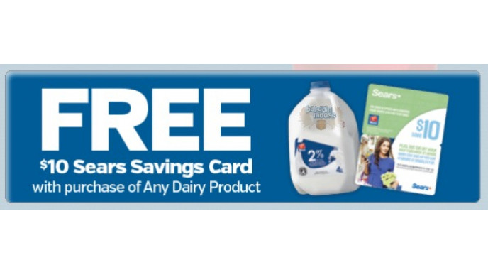 Mac’s Canada: Free $10 Sears Savings Card with Purchase of Any Dairy Product