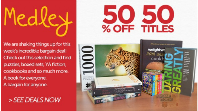 Book Outlet Canada: 50/50 Section Shakeup 