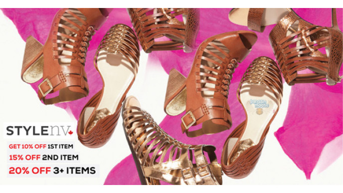 StyleNV Canada Anniversary Sale: Up To 20% Off Everything