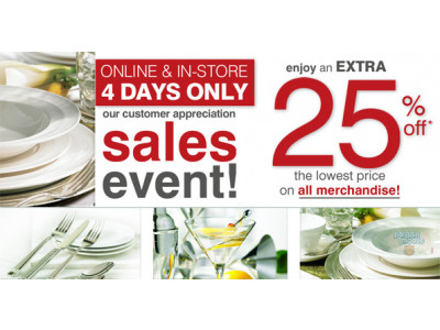 Stokes Canada Customer Appreciation Sale: 25% Off Site Wide