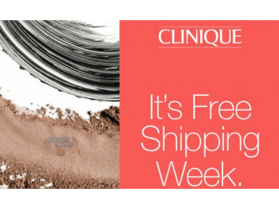 Clinique Canada: Free Shipping Week