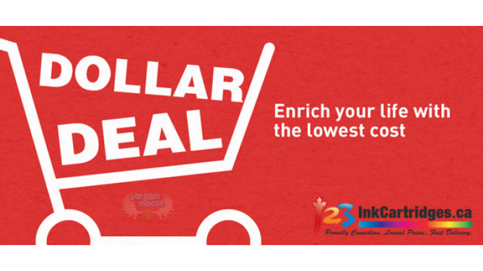 123InkCartridges.ca Dollar Deals: Up To 85% Off With Items Under $1, $3, $5 & $10