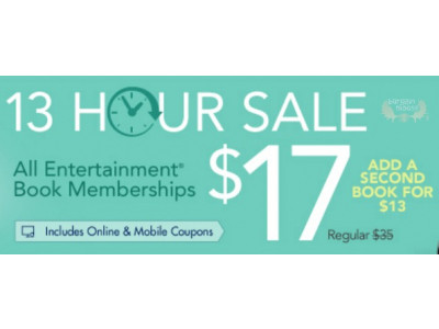 Entertainment Book: $17 Books & Free Shipping