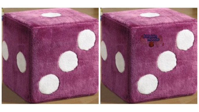 Sears Canada: 50% Off Fuzzy Dice Ottoman - Now $24.94