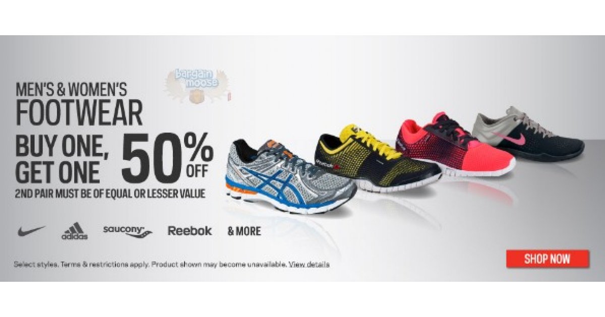 Sportchek Canada: BOGO 50% Off Men's & Women's Shoes