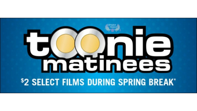 Cineplex Canada: Toonie Matinees For March Break *East Coast Only*