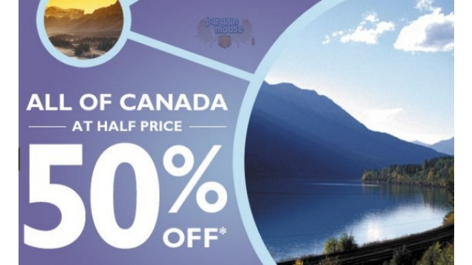 Via Rail Canada: Travel Half Price Anywhere in Canada 