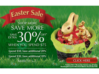 Lindt Canada: 10% - 30% Off In-Stores Only