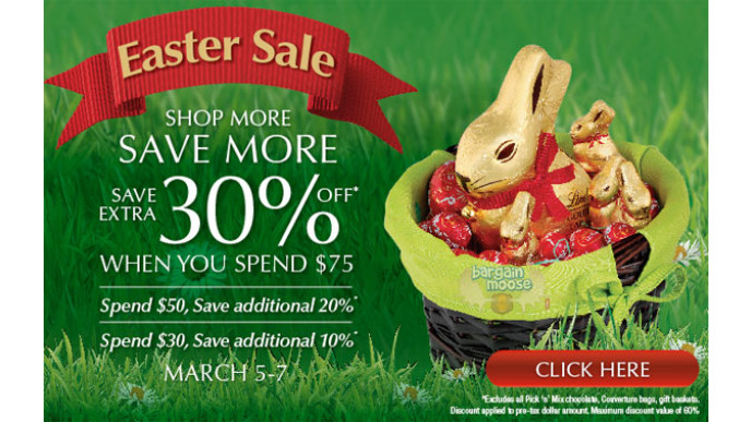 Lindt Canada: 10% - 30% Off In-Stores Only