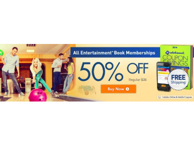 Entertainment Book: 50% Off All Books