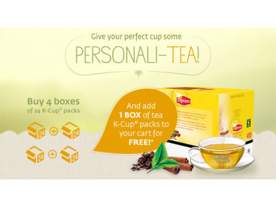 Keurig Canada: Free 24 K-Cup Box Of Tea With Purchase Of 4 Boxes 