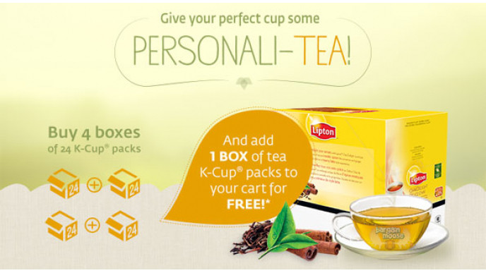 Keurig Canada: Free 24 K-Cup Box Of Tea With Purchase Of 4 Boxes 