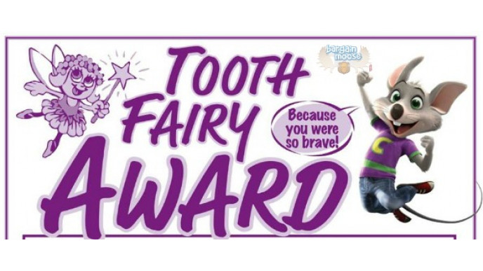 Chuck E Cheese: 10 Free Tokens When You Lose a Tooth