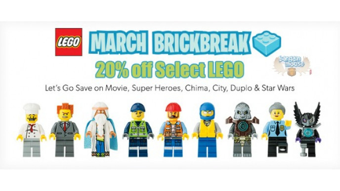Chapters Indigo Canada: March Brickbreak with 20% Off Select LEGO